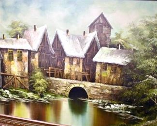 VIEW 2 CLOSE UP OIL ON CANVAS