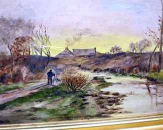 VIEW 2 CLOSE UP OIL ON CANVAS