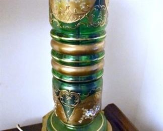 VIEW 2 CLOSE UP GOLD OVERLAY LAMP