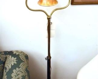 TIFFIANY STYLE PARLOR FLOOR LAMP