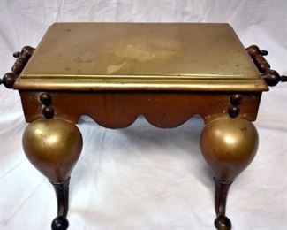 UNUSUAL 1800'S BRASS STAGCOACH STEP