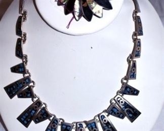 VIEW 3 STERLING NECKLACE & BROACH