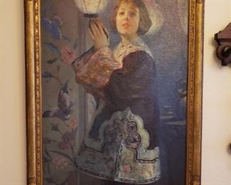 Original Oil Alexander Mastro Valerio 1887-1953