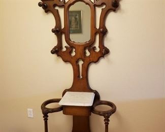 Antique Hall Tree