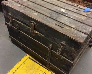 old steamer trunk