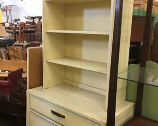 vintage chest of drawers and hutch top