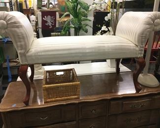 End of bed bench