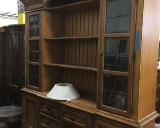 huge hutch cabinet