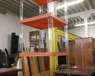 plastic shelves