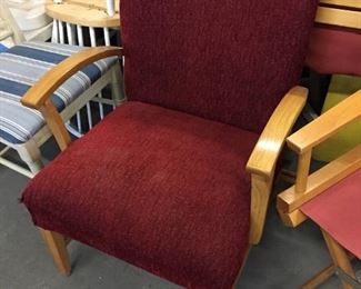 red side chair