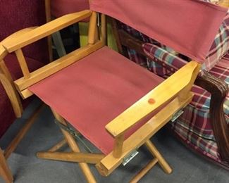 2 directors chairs