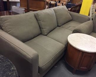 green sofa