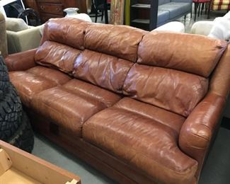 leather sofa