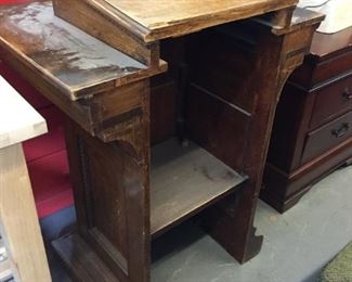 old podium lecturn
