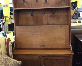 secretary desk hutch