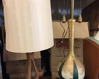 mid mod lamps