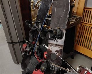 snowboards