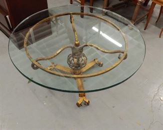hollywood regency coffee table
