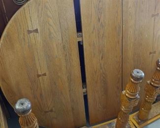 bowtie table with 6 chairs