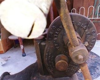 Antique Champion Blower and Forge.