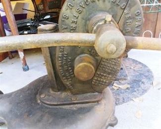 Antique Champion Blower and Forge.