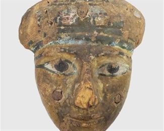 Lot 002
Egyptian Burial Mask