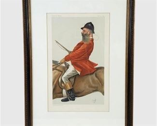 Lot 023
VANITY FAIR "Mr. Thomas Nickalls" 1885 Print by PAT