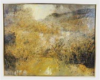 Lot 027
FRIESZ Oil On Masonite Abstract Landscape