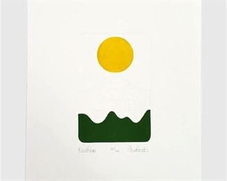 Lot 049
CHRISTINA PARRETT "Rain Rain" Intaglio Print