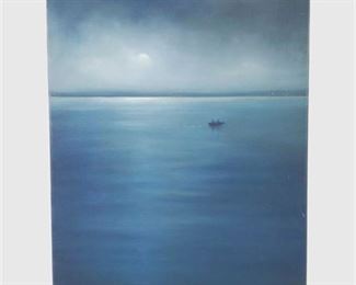 Lot 066
LISA EASTMAN "Midnight Moon" Oil on Canvas