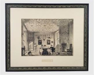 Lot 084
JOSEPH NASH "Hall, Wakehurst, Sussex" Giclee Print