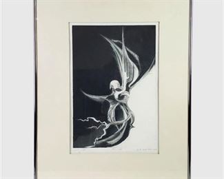 Lot 087
SR. M. LUCIA VASKO O.S.U. "Spirit of Life" Aquatint Engraving (Artist's Proof)
