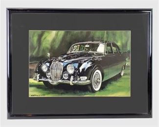 Lot 100
MUNDAY Vintage Jaguar Mark 2 Poster