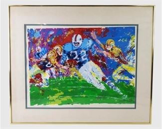 Lot 109
TED TANABE "Football" (O.J. Simpson, #32) Serigraph
