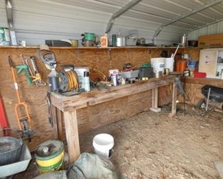 GARDEN TOOLS AND TILLER 