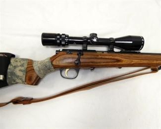 VIEW 2 CLOSEUP MARLIN 22 MAG. W/ SCOPE 