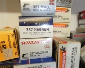BOXES 357, 41MAG. AMMO 