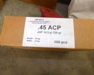 600 ROUNDS 45 AUTO AMMO 