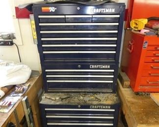 DOUBLE STACK CRAFTSMAN TOOL CHEST 