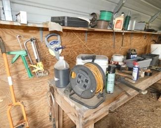 VARIOUS SHOP TOOLS 
