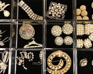 Vintage Brooches, Earrings and Buttons