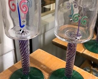 Hand Painted Glassware
