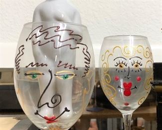 Hand Painted Glassware