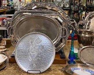 Vintage Pewterware and Silverplate