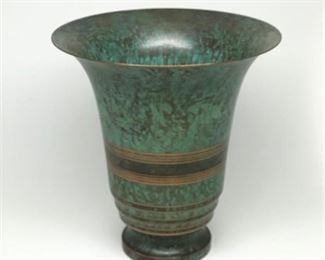 Lot 030
Carl Sorenson 1927 Art Deco Bronze Vase Signed