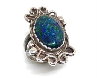 Lot 042
Sterling .925 Turquoise Ring