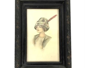 Lot 046
Antique Early 20th Century Lady Portrait