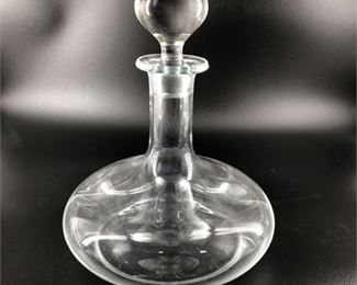Lot 157
Crystal Whiskey Decanter with Stopper
