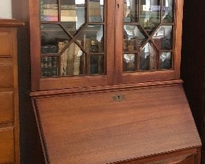 Curved Glass Secretary (Stunning!)