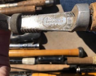 Antique Vintage Fishing Poles and Reels
